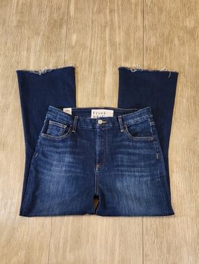 Frank & Eileen Killian High Rise Raw Hem Denim Jeans  (Size: 29)